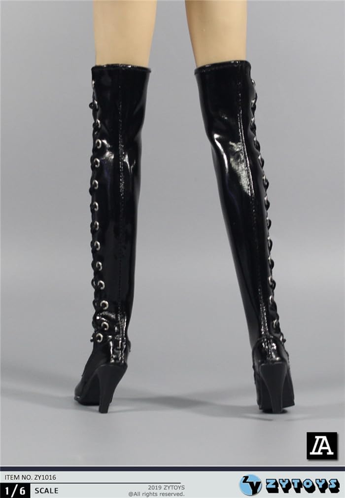 Scale Figure with TBLeague and Other ZYTOYS ZY1016 Sexy Fashionable Long Boots with High Heels and Outfit Not [TOYBARJAPAN] 1/6 Accessories/Compatible