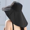 Sun protection bucket hat women's summer outdoor UV protection sun hat big brim sun hat neck protection shawl sun protection hat