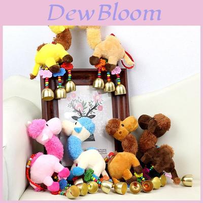 Adorable Plush Camel Toy Bell Ornament Souvenir Cute Stuffed Animal Keychain