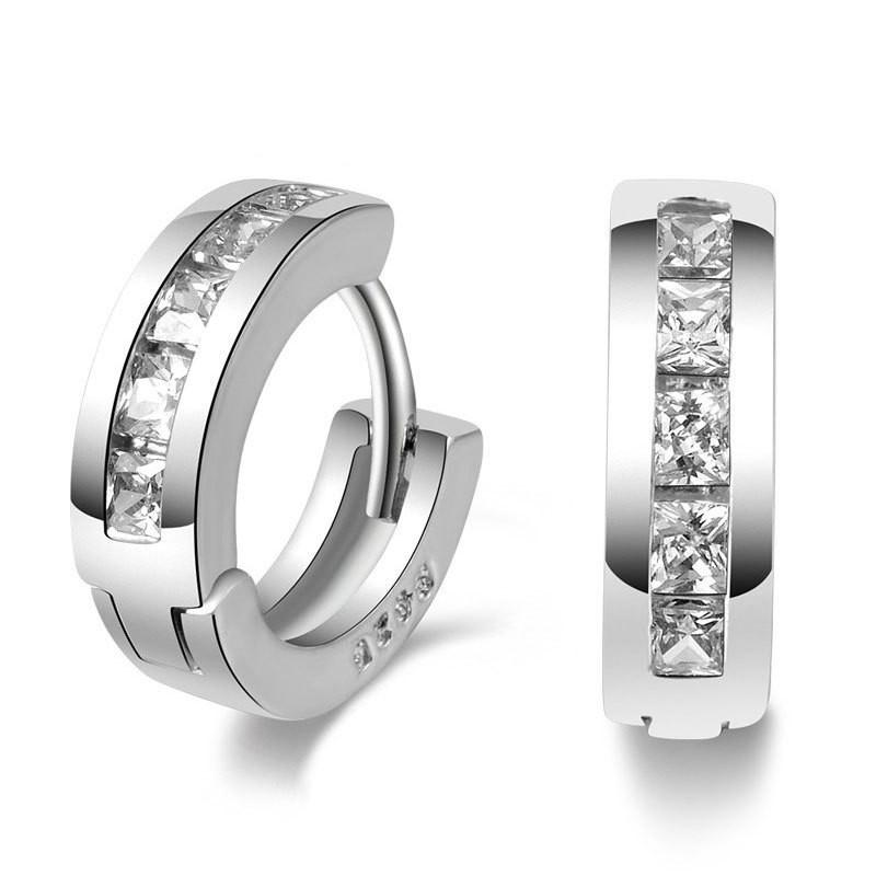 

New 925 Sterling Silver stud Earrings Hot individuality for Women Fashion Party Jewelry Long Earrings Gifts Wedding Gift cute
