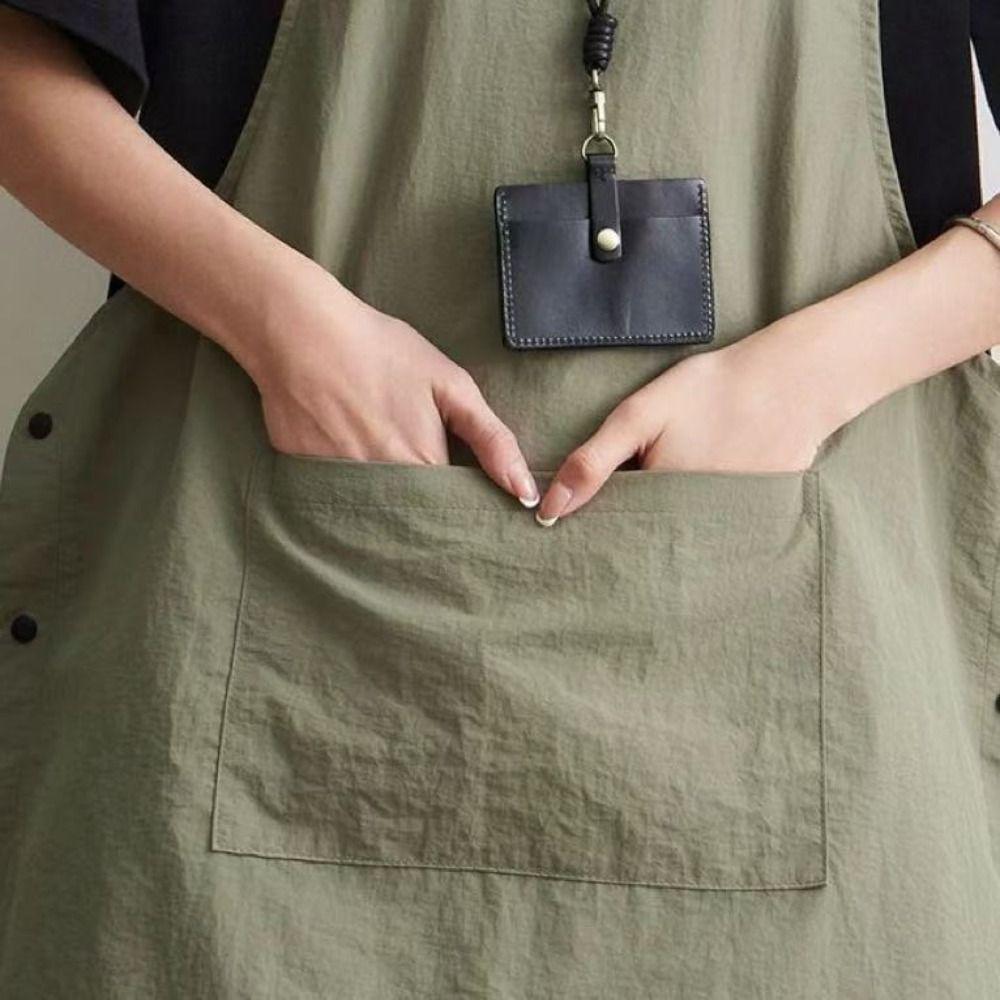 Solid Color Work Clothes Sleeveless Workwear Convenient Baking Cooking Aprons  Kitchen Accessories
