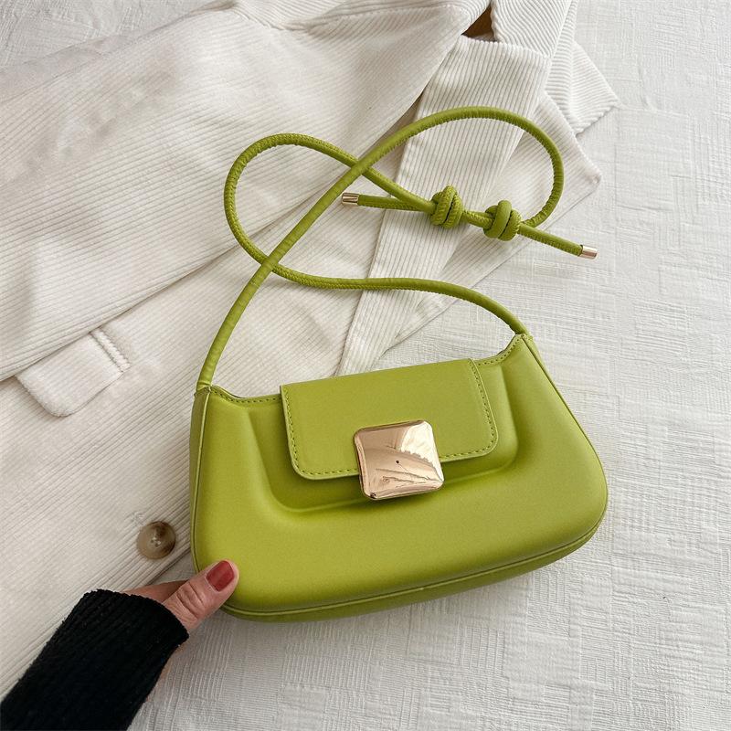 Baguette Bag Fashion Women's Bag Crossbody Bag New Armpit Bag One Shoulder Portable Trendy Simple Women's Bag