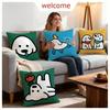 Meme Cute Puppy Memes Cushion Cover 1Pcs Decorative Covers Soft Cushion Case For Sofa Couch Decor 40X40 45X45 Pillowcases
