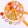 Pizza Schneidspielzeug Pizza Spielzeugset Rollenspiel Pizza Set Spielküchenspielzeug Holzpizza Spielessen Rollenspiel Pizza Set