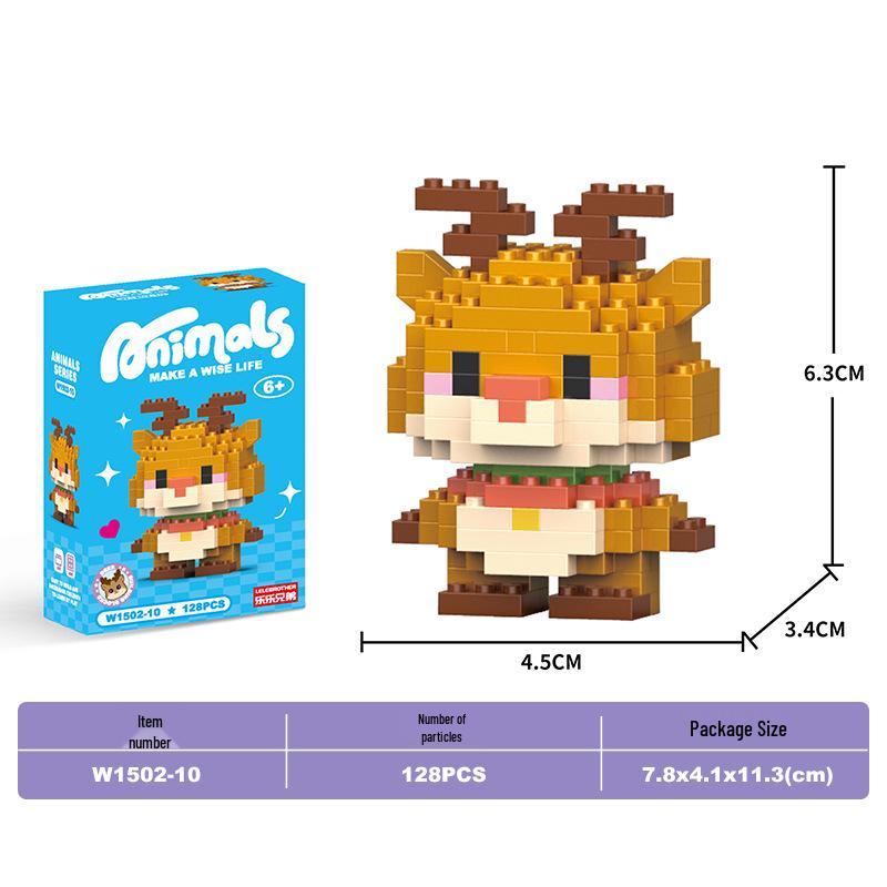 Santa Claus Micro Bricks Educational Toy - Compatible with LEGO, Building Blocks for Kids