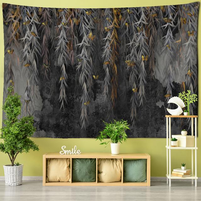 Beautiful Flowers Tapestry Wall Hanging Cloth Tapestries Carpets Dorm Art Decor Polyester Picnic Beach Towel