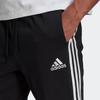 Adidas Essential 3-Stripes Knit Track Pants Men Bottoms Black GK8995