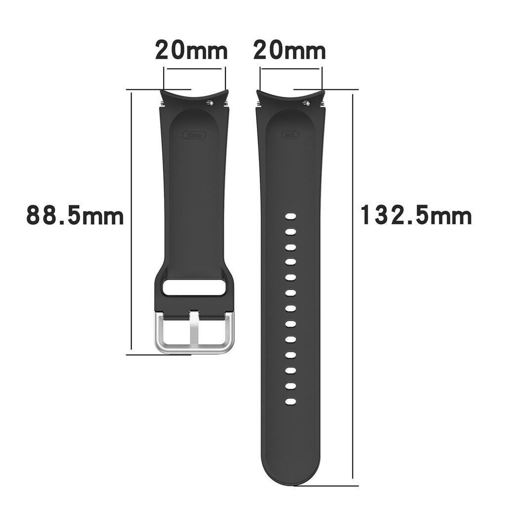 Silicone Watch Band Strap For Samsung Galaxy Watch 4 40mm 44mm Classic 42mm 46mm