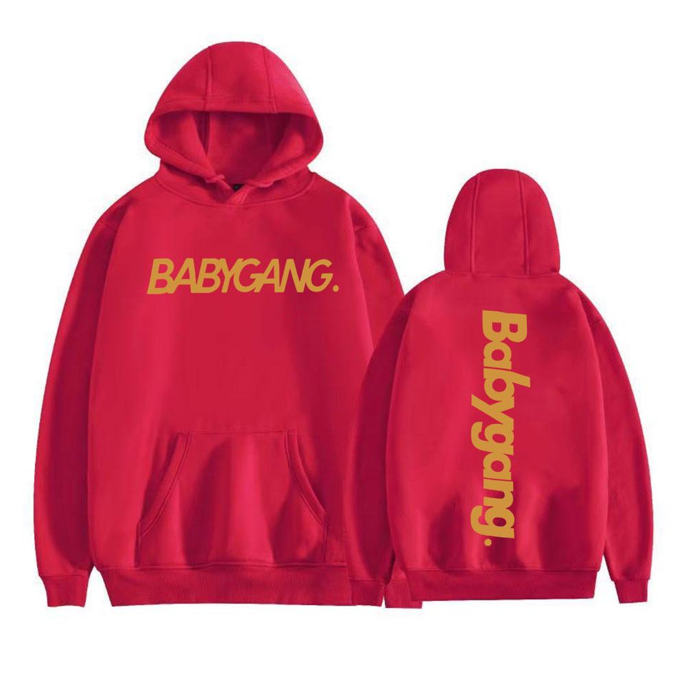 Rapper Baby Gang Album Logo Printed Hoodies Men Women Casual Cozy Oversized Hoodie Harajuku Punk Hip Hop Sweatshirts Streetwear