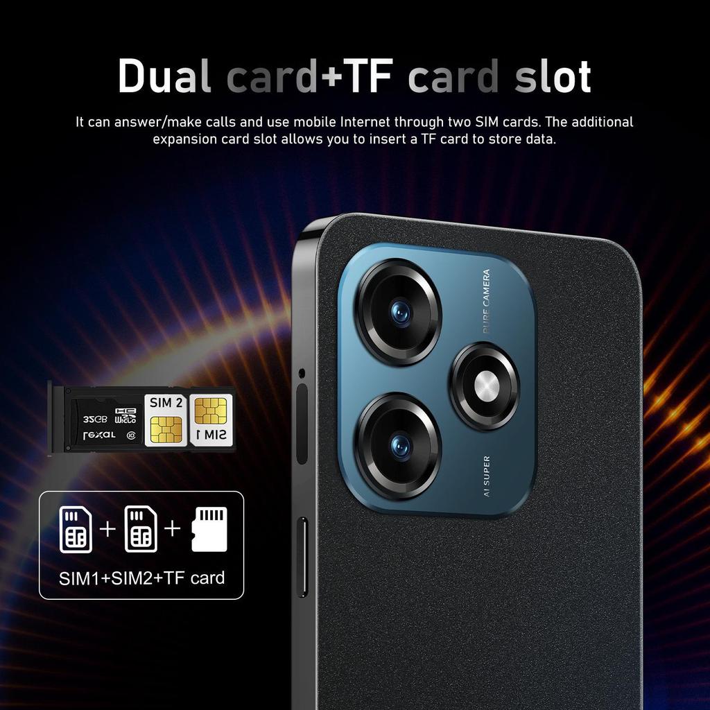 New Note14 7.3" Large Screen 16GB+1TB Smart Mobile Phone