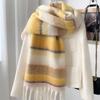 Warm Long Tassel Scarves Mohair Neck Warmer New Shawl Wrap  Autumn and Winter