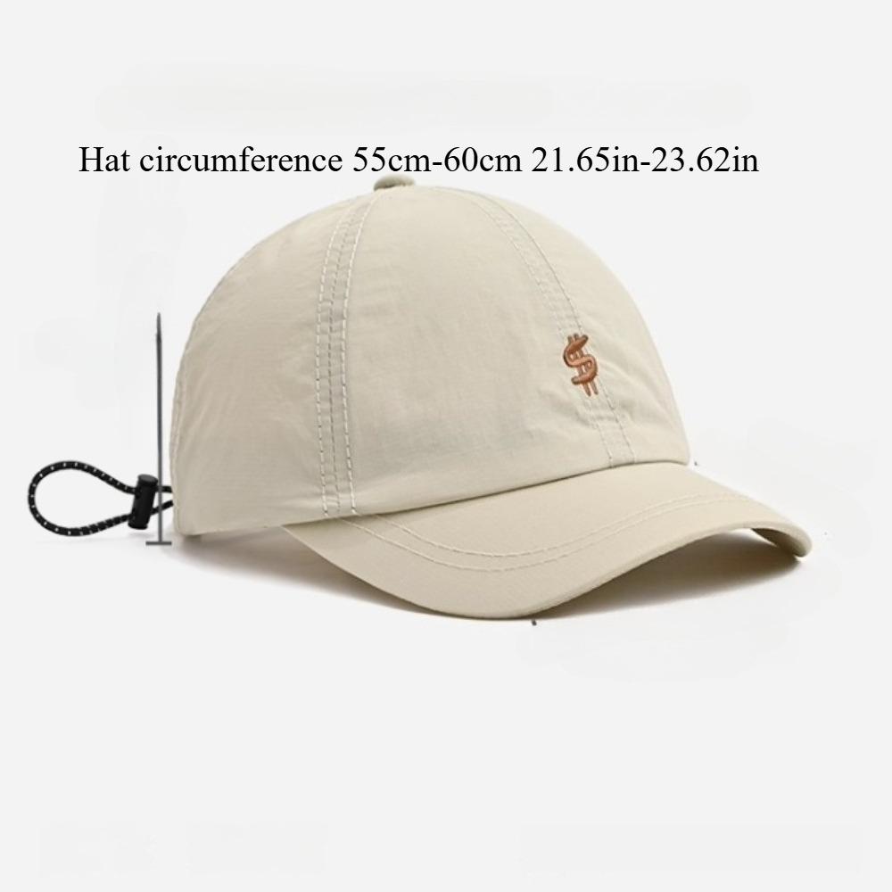 Quick-Dry Embroidered Mesh Short Brim Cap Vintage Style Unisex Fashion Hat for Running Outdoor Activities Fast Drying