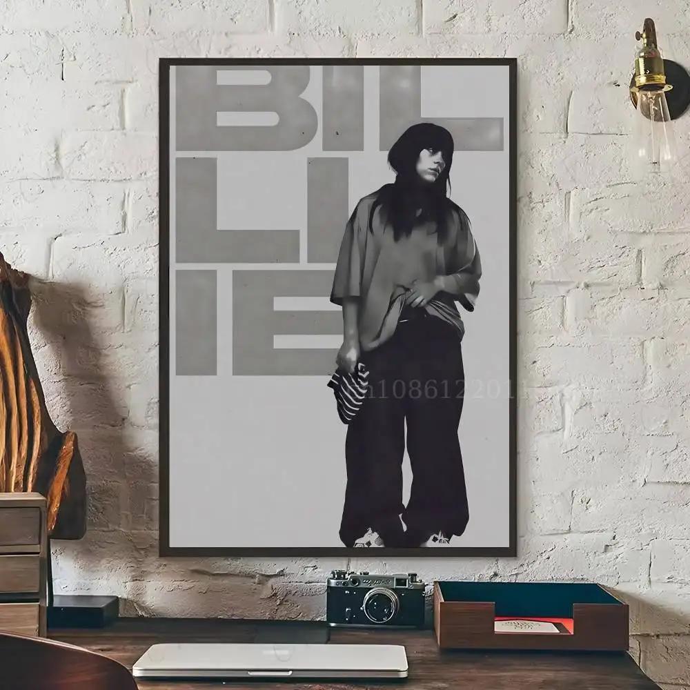 

Кафе Спальня Офис Дом Декоративная Холст Картина Настенный Декор Поп-звезда B-billie Классический Фильм Настенное Искусство Постер Гостиная Бар 21X30cm Unframed