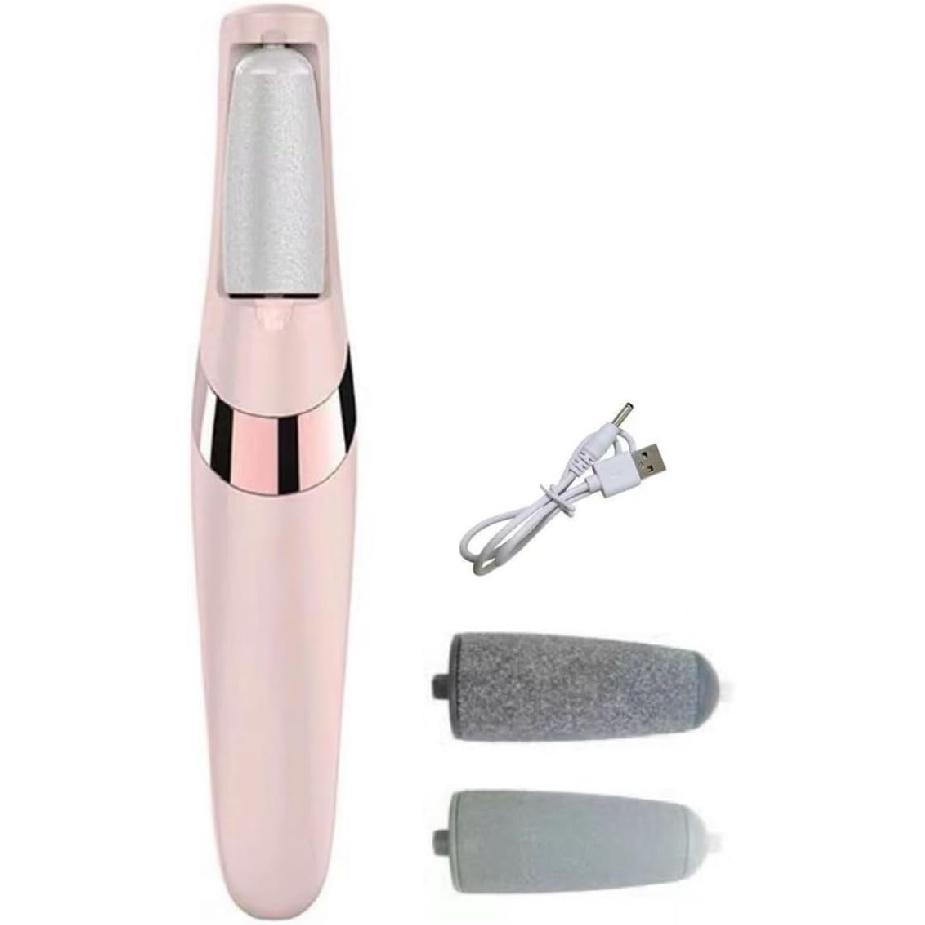 Electric Foot File Hard Skin Remover - Ergonomic Handle Design Foot Callus Remover - Rechargeable Foot File Heel Scraping - Calluses Rubbing 360°