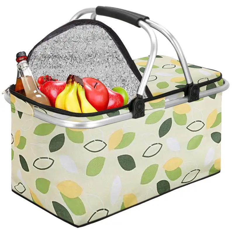 Heckermann 30L Yellow Picnic Basket