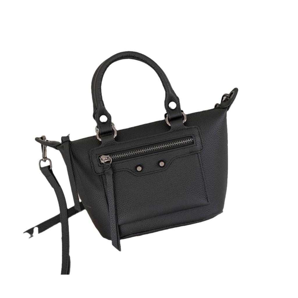 Cowhide Women's Bag with One Shoulder Oblique Span, Niche Fashion and Generous Practical Shell Shopping Bag Oblique Span Bag