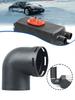 Elbow Duct Connector 60/75mm L-Shape Car Diesel Air Parking Heater Ducting Pipe Outlet Connector for Eberspaecher for Webasto