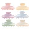 Hair Claw for Women, Semi-Transparent Pearlescent Tones Hair Clip, Large Size Back Head Hair Claw for Thick Long Hair