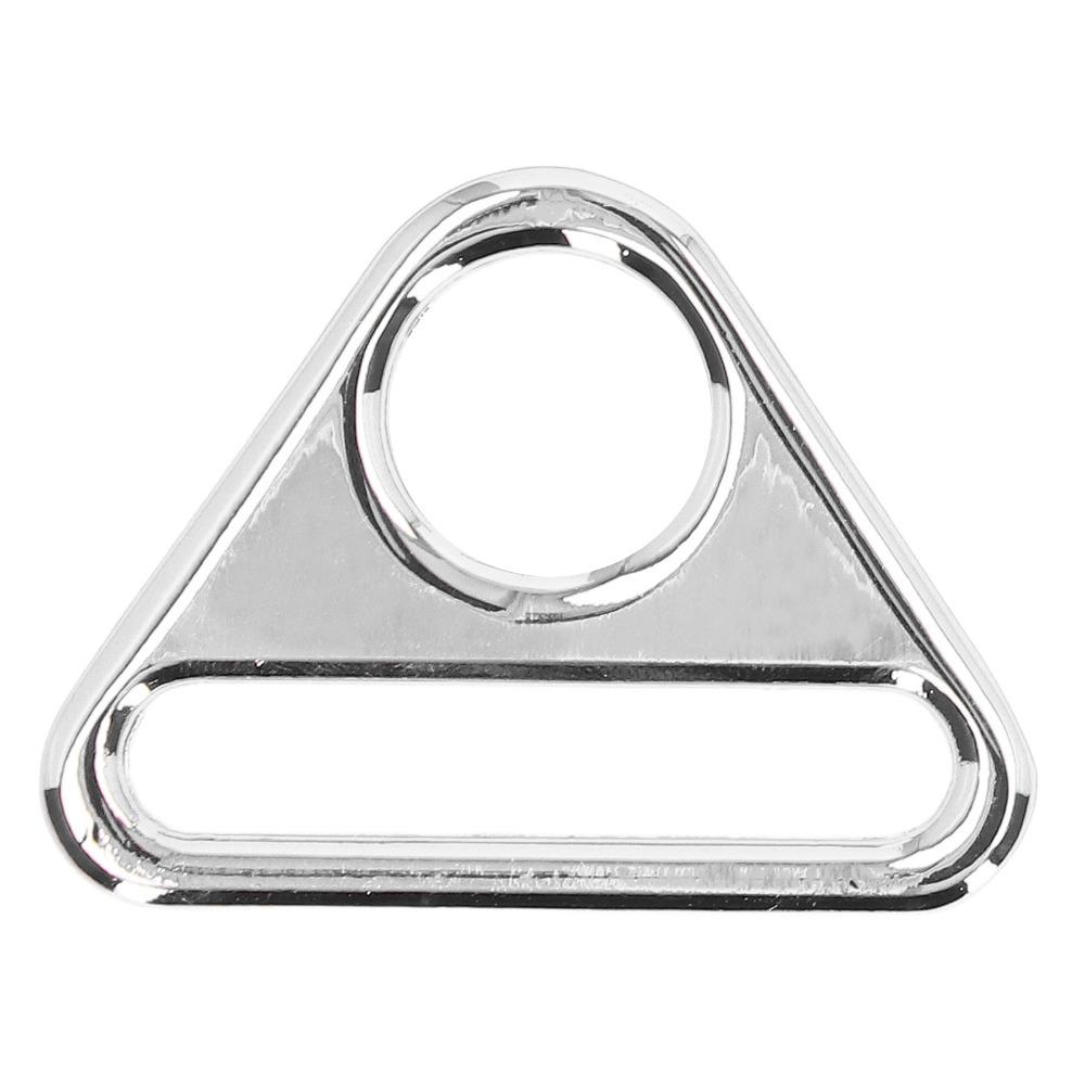 10pcs 38mm Luggage Accessories Lightweight Portable Triangle Buckles Zinc Alloy Rose Gold Zinc Alloy Buckles Multi Purpose