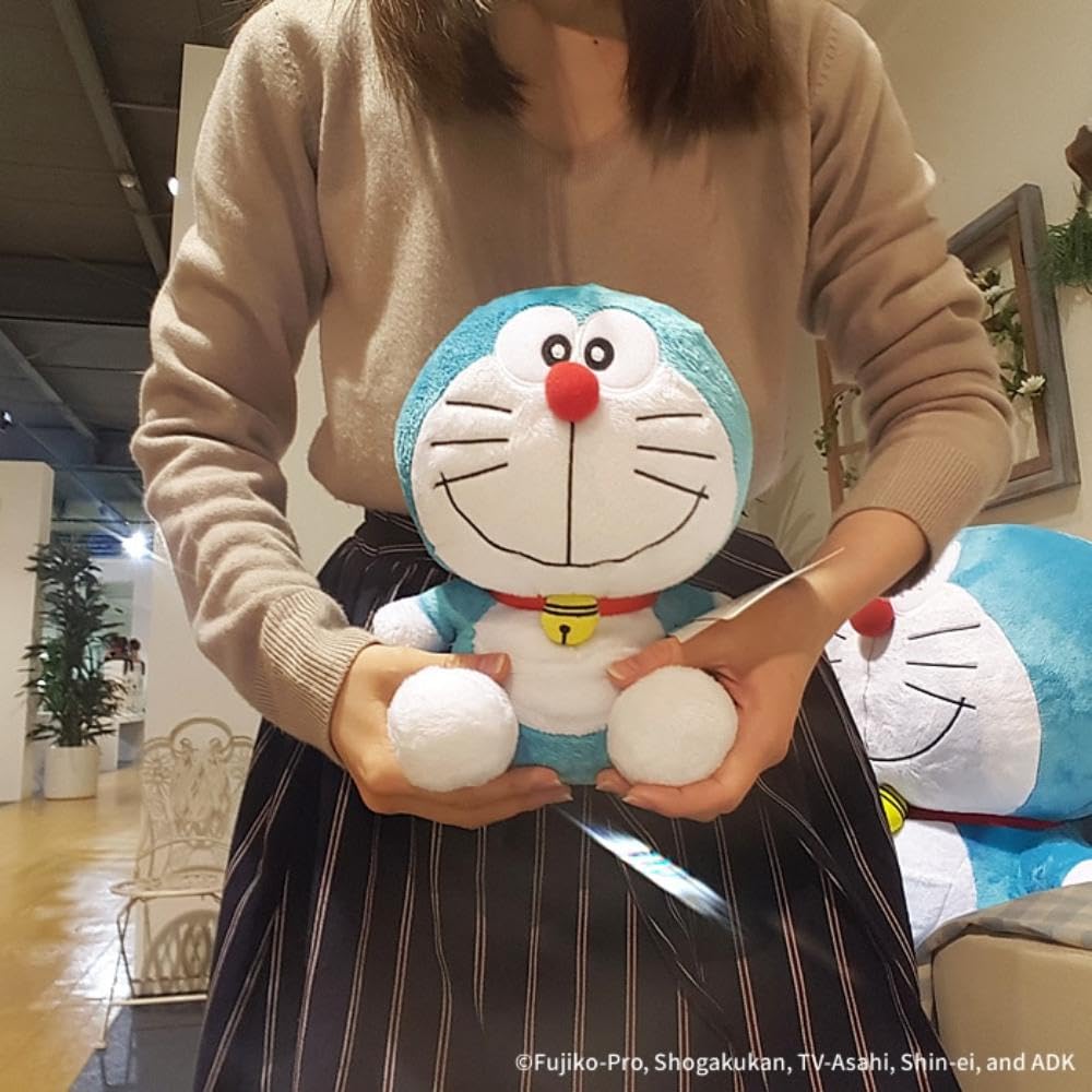 Sekiguchi Doraemon Plush Toy Medium 695393 Size H24 X W18 X D16cm (approx.)