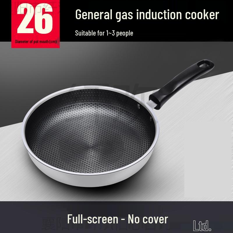 

Сковорода с плоским дном с антипригарным покрытием для газовых и индукционных плит: Идеально для яиц, стейков и блинов