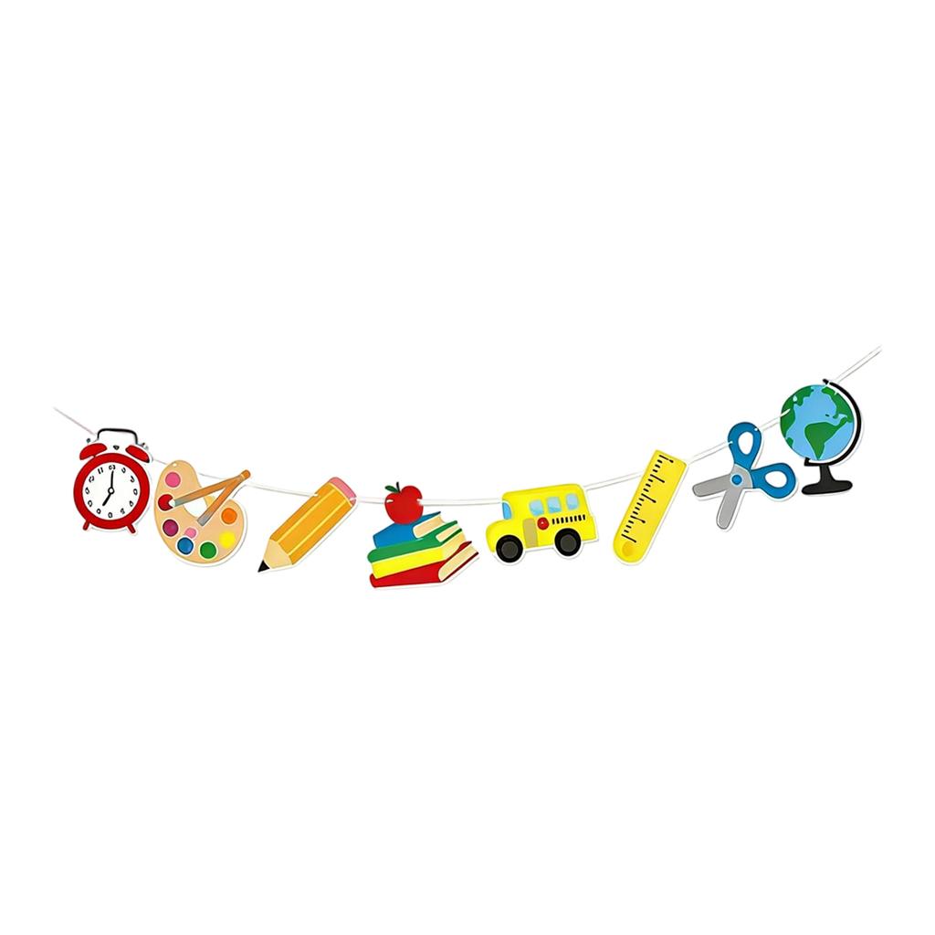 Back to School Party Banners and Bunting Decorations for or Home Celebration
