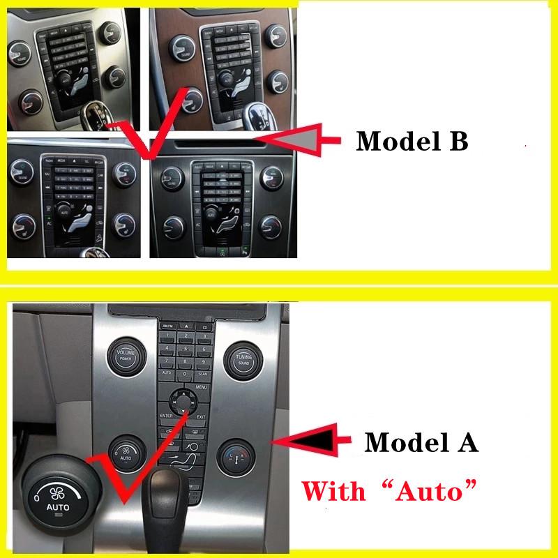 Car Air Conditioning Rotary Knob Fit For VOLVO S60 V60 XC60 S80 V40 Car Air Conditioning Heat Control Switch Knob