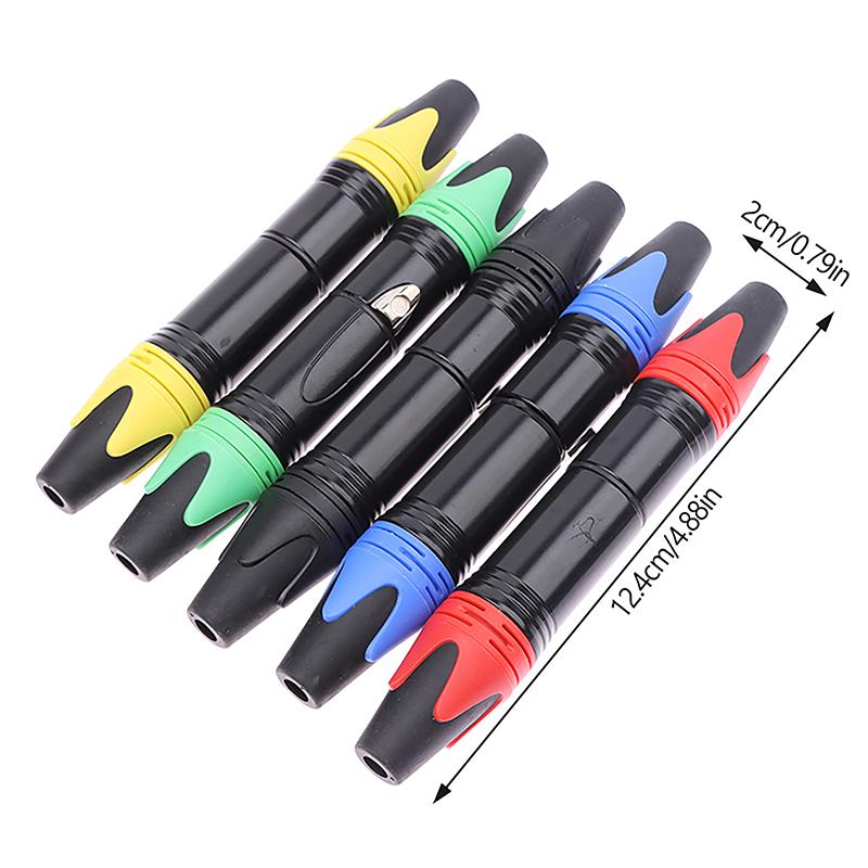 1 Satz 3-polige XLR-Buchse + Stecker Professioneller 3-poliger XLR-Buchsenstecker Mikrofonanschluss Mikrofonstecker