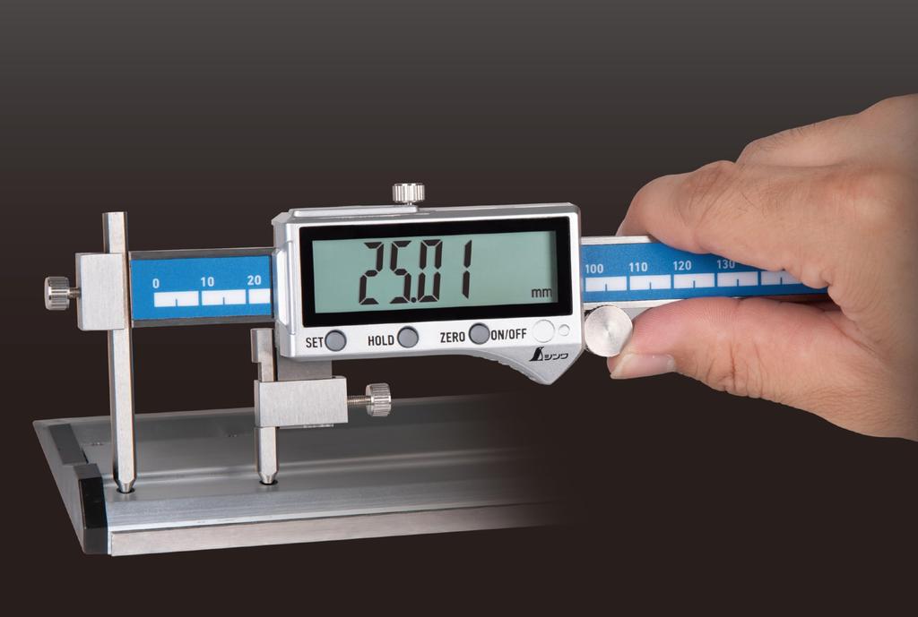 Shinwa Sokutei Digital Hole Pitch Dustproof and 19832 Caliper, Measurement, 5.0, 150mm, Waterproof,