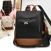 Schoolbag Simple Wind Color Matching Backpack Women's New Lightweight Burden Reduction Commuter Bag College Student Schoolbag Outdoor Travel Backpack