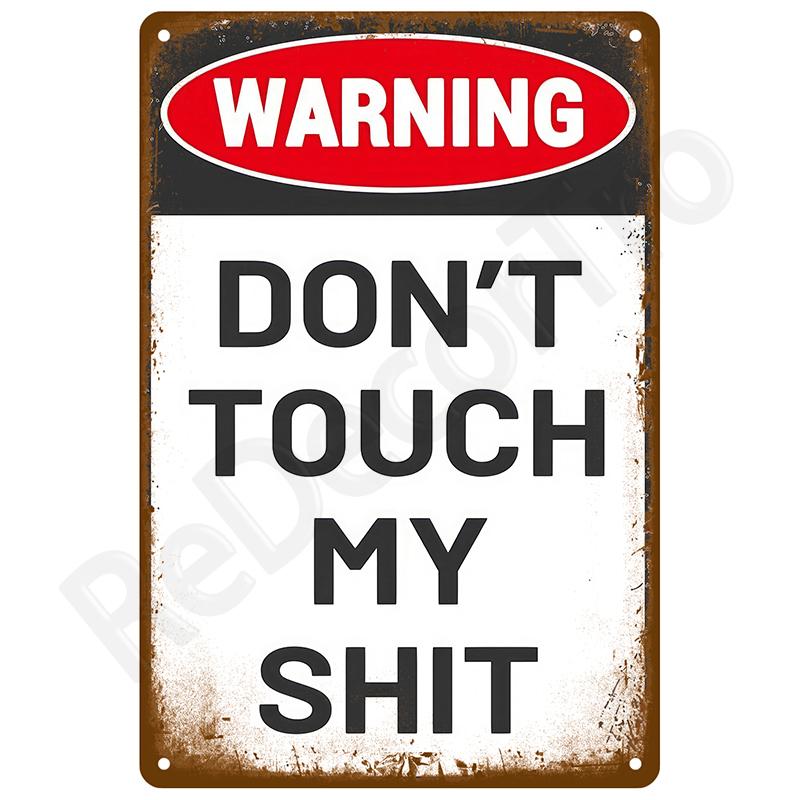 Retro Plates Poster Metal Sign Wall Art Mural Room Home Decoration Decor Vintage Tin Sign Mancave Signboard Bar Garage Plate Bar