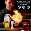 500/700/1000ml PC resin Cocktail Shaker Home Bar Utensil Martini Hand Shaker Cup with Scales Milk Wine Drink Shaker Bar Tool