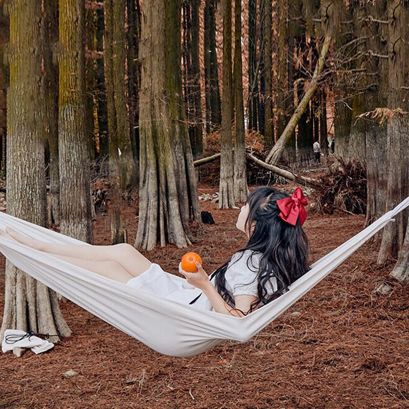 HLY Cloud Rest Canvas Double Hammock