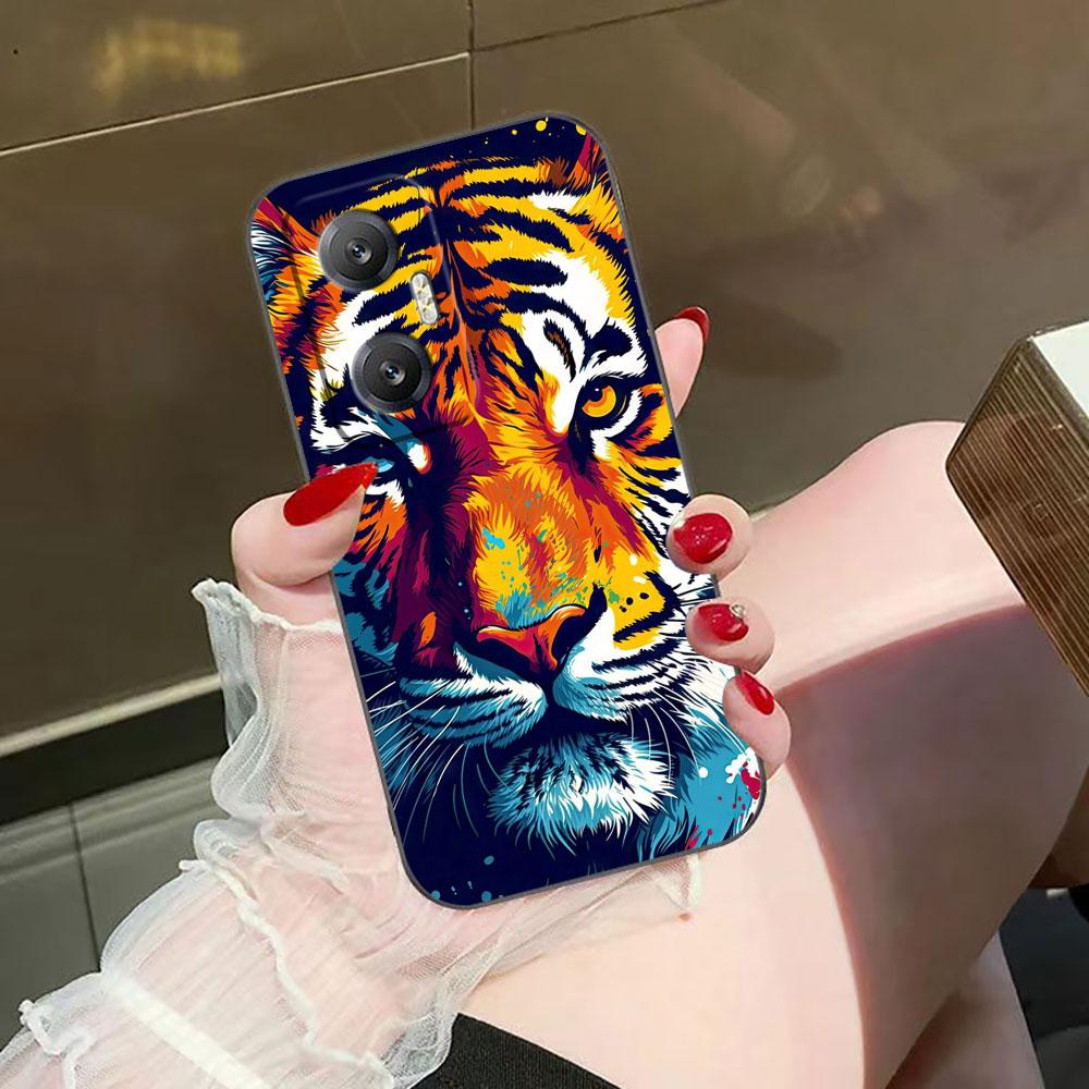 Dragon Tiger Wolf Cover Phone Case For Infinix HOT 60 50 10 10I 10S 11 12 12I 20I 20S 30I ZERO X 20 30 40 Silicone Case Shell