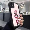 Shugo Chara Phone Case For IPhone Air 17 Pro Max 16 E 15 14 Pro Max 13 12 11 Mini Plus Soft Silicone Black Cover