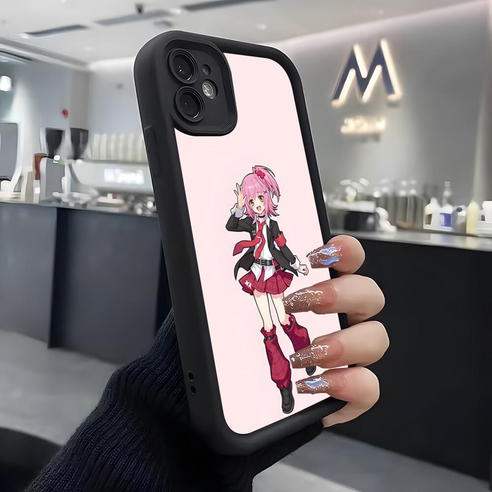 Shugo Chara Phone Case For IPhone Air 17 Pro Max 16 E 15 14 Pro Max 13 12 11 Mini Plus Soft Silicone Black Cover