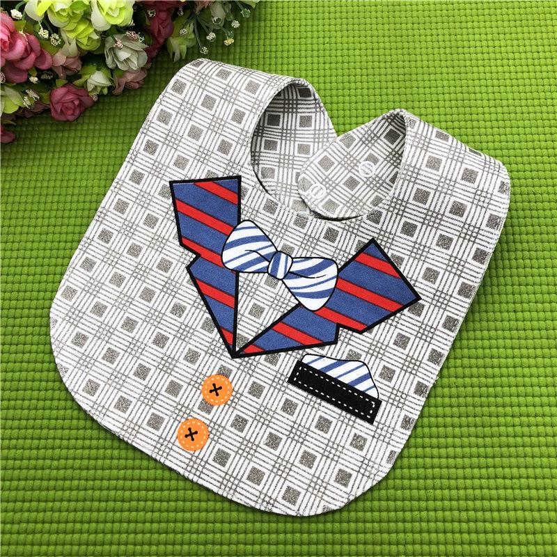 6 ks Směs Nepromokavé Dětské Kluci Dívky Bavlněné Bryndáčky Odříhávací Ručníčky Oboustranný Slinový Bryndák Novorozenec Krmící Bandana Slinový Ručník Děti