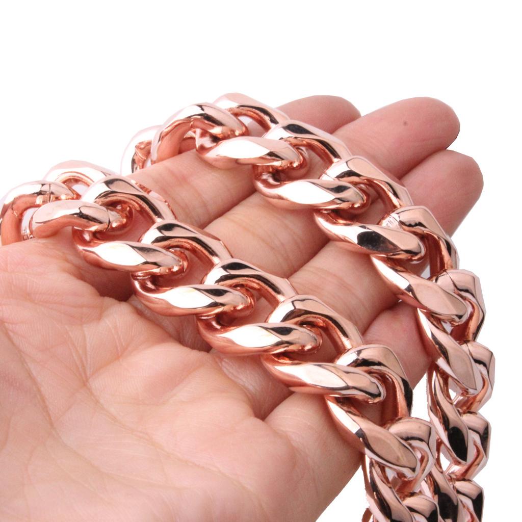 2026 Fashion Trend Domineering Men's Necklace, Six-Sided Grinding Chain Necklace Jewelry Accessories
