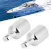 2 Stück Edelstahl Top Ösen Endkappe 22mm 0.9in Hardware Zubehör für Marineboot
