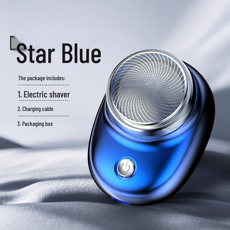 Portable Rechargeable Men's Double-Head Mini Electric Travel Shaver