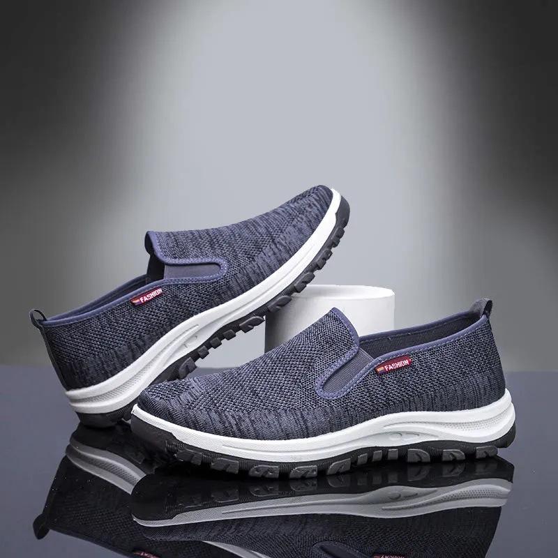 Cloth Shoes Men's Summer Autumn Shoes Breathable and Lightweight Mesh Sports Casual Running Shoes Outdoor Travel Shoes