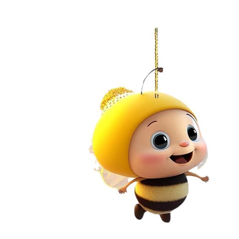 Adorable Acrylic Bee Festival Car Hanging Decoration For Unique Interior Charm