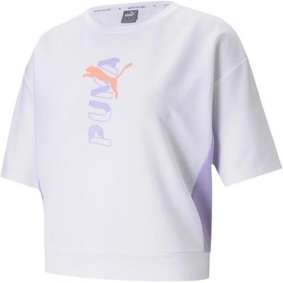 Sports Lifestyle Series Logo Letter Print Fashion Breathable Short Sleeve T-Shirt Women T-Shirts White 588727-02