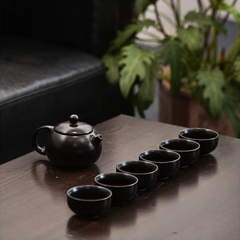 Simple Ceramic Kung Fu Tea Set
