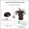 Fluffy Flower Bud Hair Tie & Clip for Easy Bun Styling