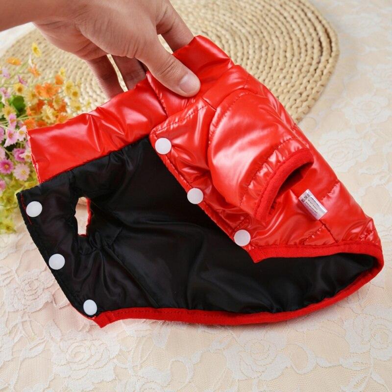 Zimowy płaszcz dla zwierząt Wiatroszczelna odzież zimowa Ciepły polar Pies Koty Płaszcz Kurtka dla małych średnich kostiumów dla psów