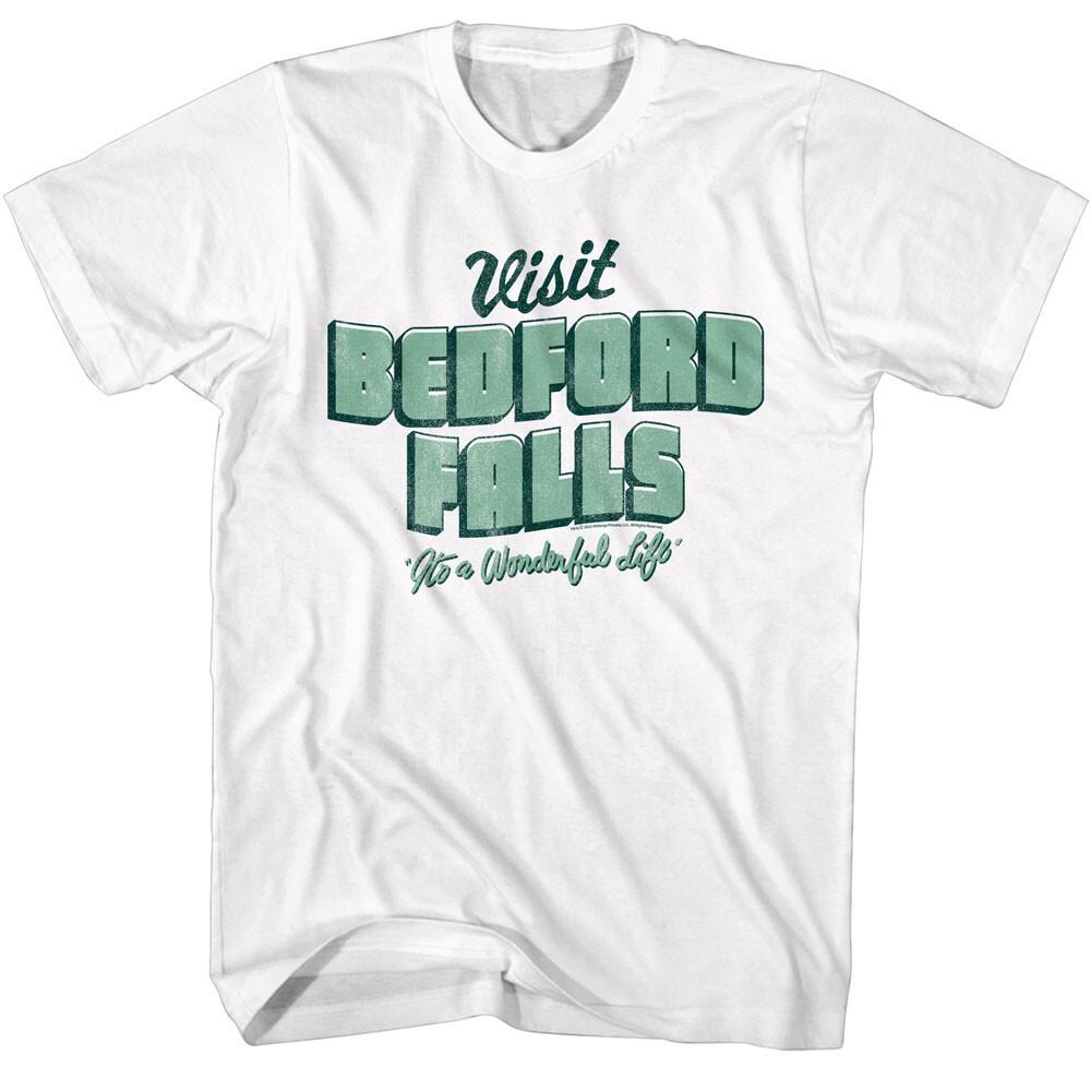 It a Wonderful Life Visit Bedford Falls Men T Shirt L