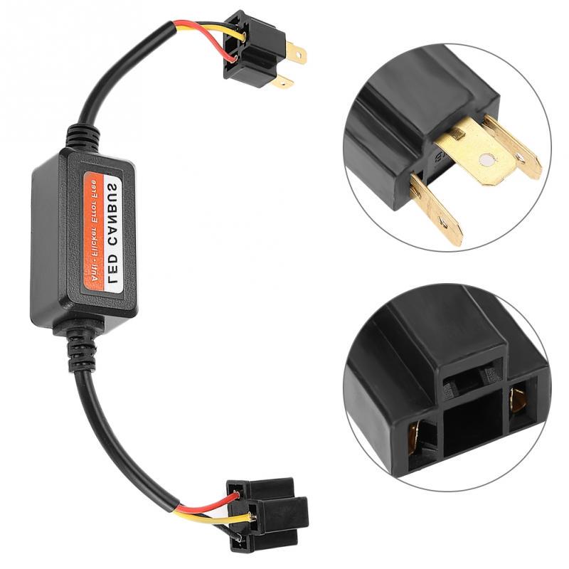 Buy 2pcs Car LED Headlight Decoder Radio Audio Antiinterference Error