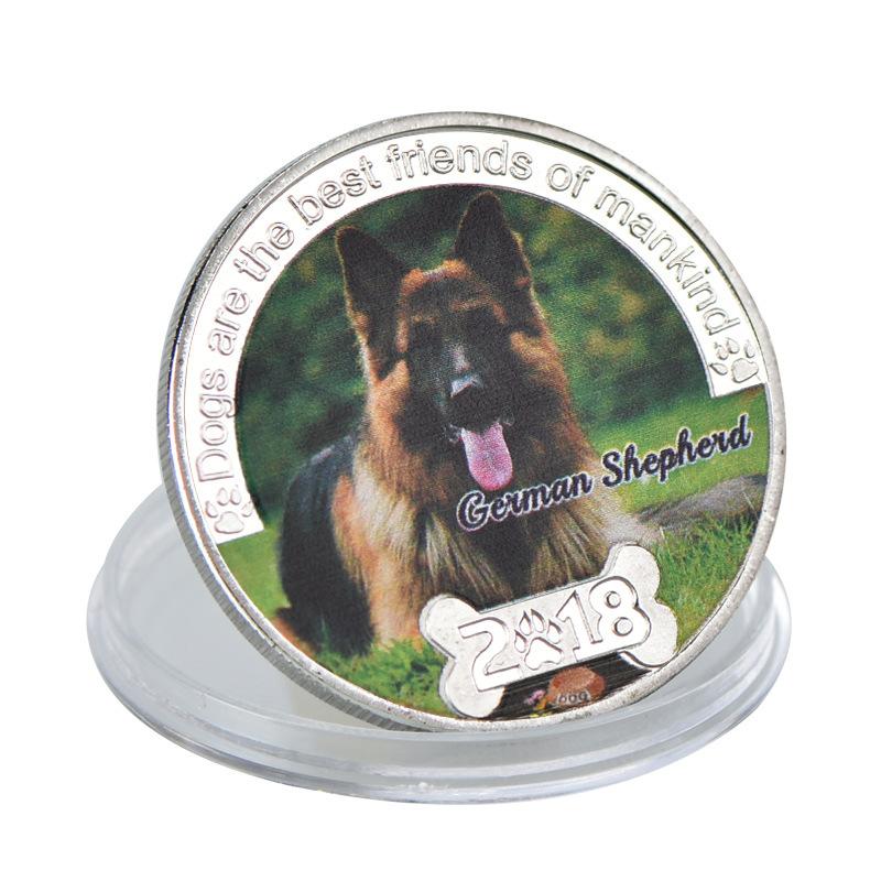 

Silver coins commemorating the Year of the Dog, collectibles for playing with peripherals, gifts, company anniversary celebration