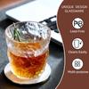 Tasse en verre givré de 300 ml/360 ml, pour eau, café, whisky, bière, thé, lait, avec poignée